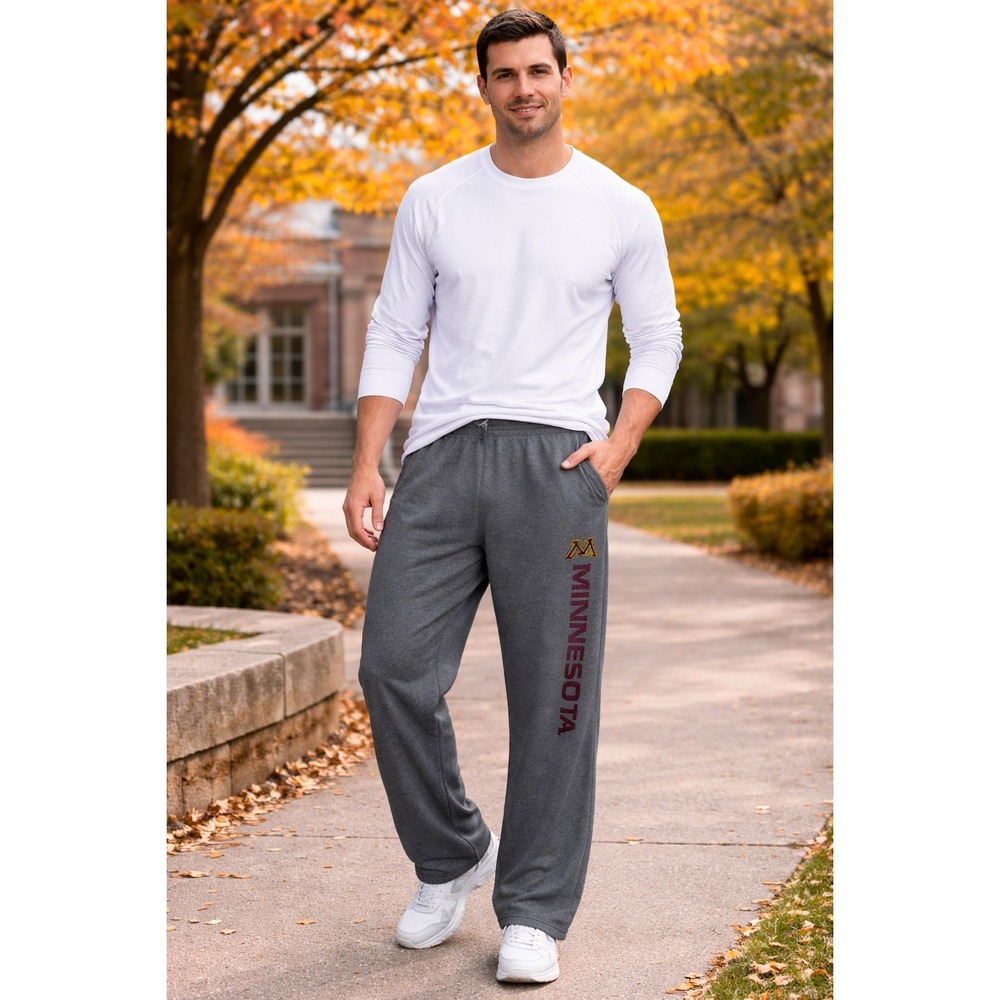 Minnesota Golden Gophers Sweatpants Men's XL Gray Knights Apparel‎ Jogger NCAA